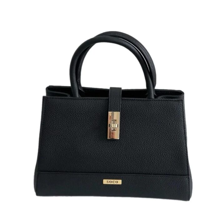 GIA SOCO BLACK TOTE 10''