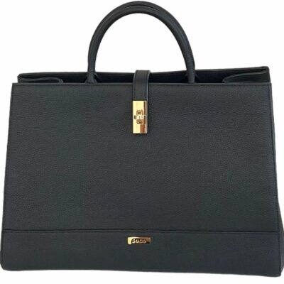 GIA SOCO BLACK TOTE 15''