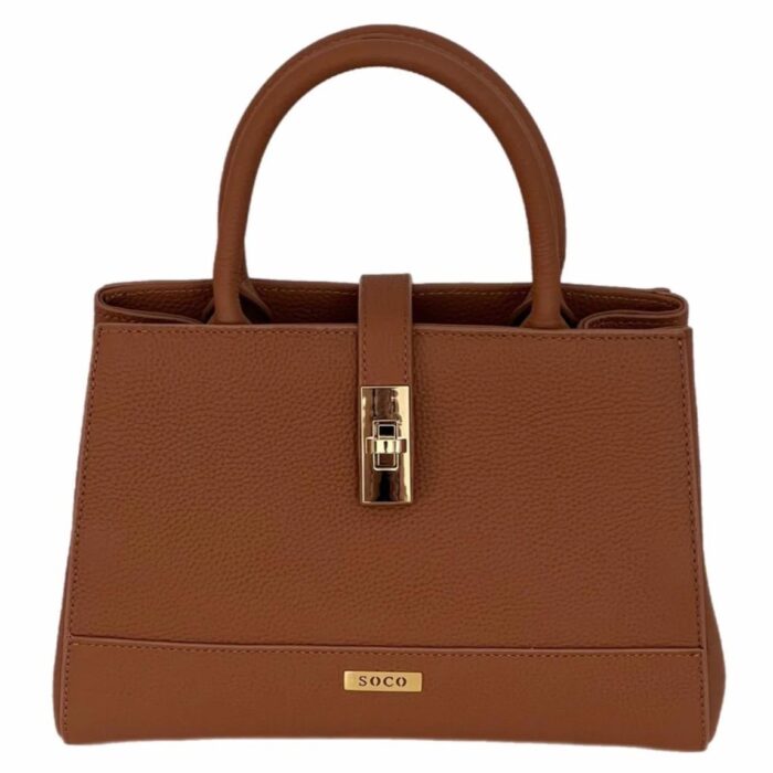 GIA SOCO BROWN TOTE 10''