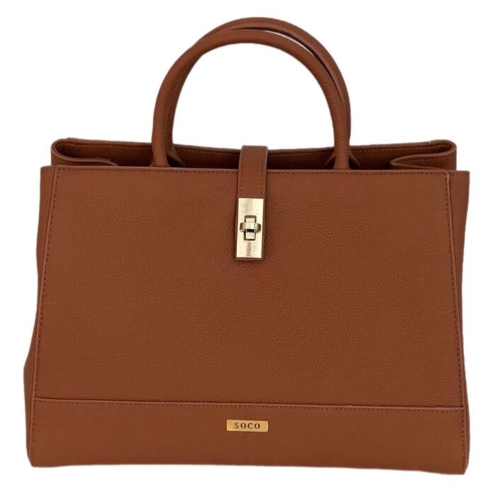 GIA SOCO BROWN TOTE 12''