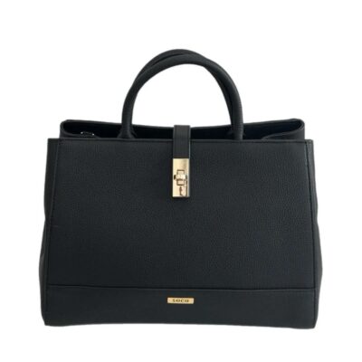 GIA SOCO BLACK TOTE 12''