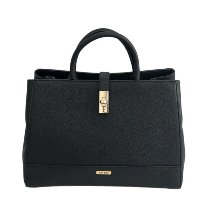GIA SOCO BLACK TOTE 12''
