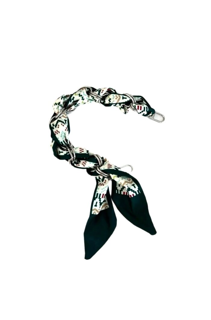 SOCO Scarf strap - Short strap multi silver