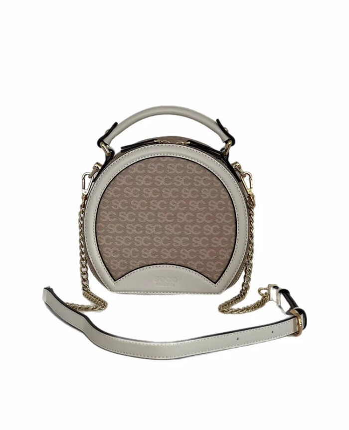 MIA SOCO Cross Body Bag- Tan/Cream